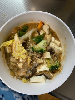 肉無豆腐コク旨オイクリーム味野菜炒め-レシピのメイン写真