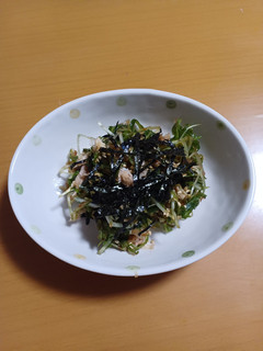 水菜とツナのシャキシャキサラダ-レシピのメイン写真