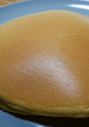 ホットケーキミックスなしでふわふわパンケーキ-レシピのメイン写真