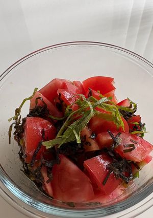トマトシソ昆布サラダ-レシピのメイン写真