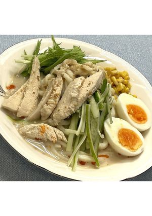 ごま豆乳冷やしうどん★動画あり★-レシピのメイン写真