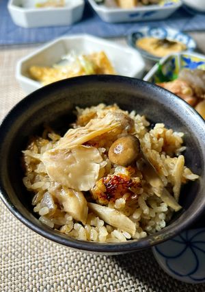 おでんリメイク炊き込みご飯！鶏手羽元入-レシピのメイン写真