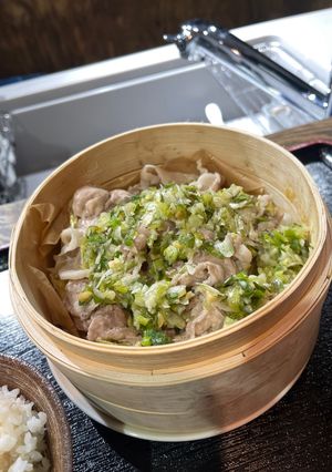 ⭕️おすすめ!せいろ豚肉の塩ねぎダレ蒸し-レシピのメイン写真