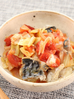 介護食 簡単さばのトマト煮-レシピのメイン写真