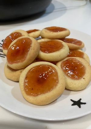 簡単いちごジャムクッキー-レシピのメイン写真