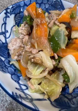 パパ弁当冷凍おかず　肉野菜炒め-レシピのメイン写真