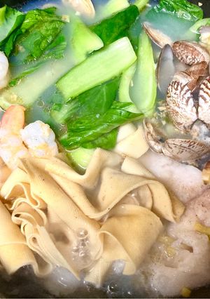 中国料理アレンジ！豆腐皮と海鮮煮込み-レシピのメイン写真