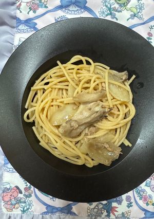 ツナとまいたけのパスタ-レシピのメイン写真