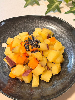 さつまいもと人参のコロコロバター焼き-レシピのメイン写真