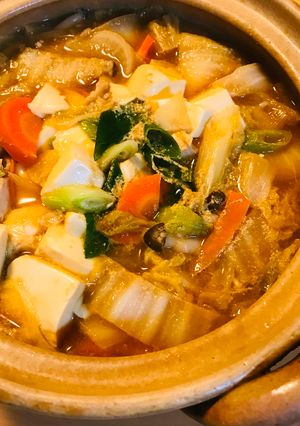 あわせ鍋の素●鶏肉の味噌煮込み鍋-レシピのメイン写真