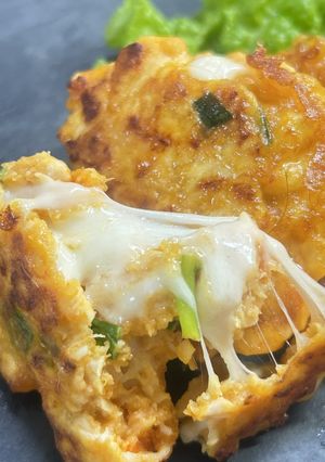 鶏むねニラチーズダッカルビ焼き｜はっちキ-レシピのメイン写真