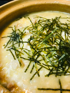 ちょっと雑炊活用●鶏&ミニ豆腐の雑炊-レシピのメイン写真