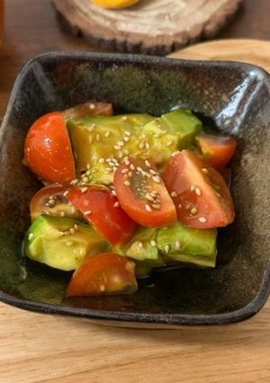 アボカドとトマトのわさび和え-レシピのメイン写真