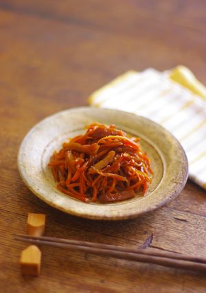 レンジで★にんじんとさつま揚げの甘醤油きんぴら-レシピのメイン写真