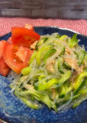 🥒きゅうりとツナの春雨サラダ🥒-レシピのメイン写真