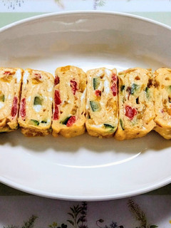 彩り野菜の玉子焼き(スペインオムレツ風)-レシピのメイン写真