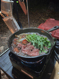 セルバチコで一人ワインすき焼き-レシピのメイン写真