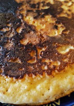 大きなホットケーキ-レシピのメイン写真