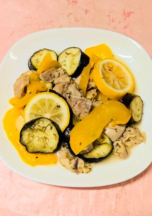 鶏肉と夏野菜のハーブレモン蒸し-レシピのメイン写真