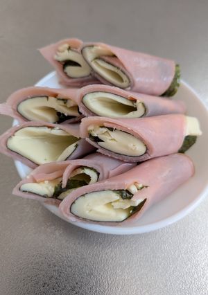 ハム海苔チーズ巻　お弁当の隙間に-レシピのメイン写真