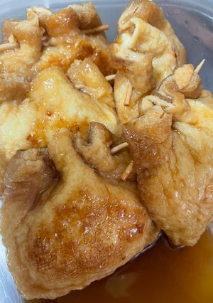 鶏豆腐の巾着煮-レシピのメイン写真