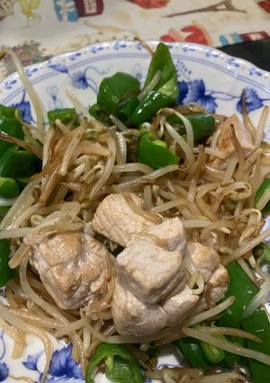 豚肉もやしピーマン🫑炒め-レシピのメイン写真