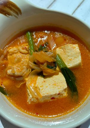 豆腐のチゲ風-レシピのメイン写真