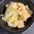 じゃがいもとキャベツのおかかマヨサラダ
