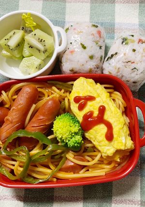 4/14ヨッチャン ナポリタン弁当-レシピのメイン写真