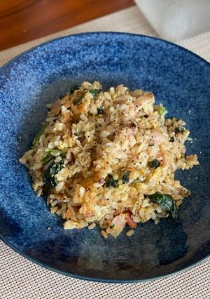 がっつり！豚バラネギにんにく黒胡椒炒飯-レシピのメイン写真