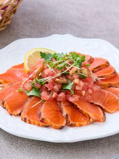 ノルウェーサーモンの洋風たたき-レシピのメイン写真