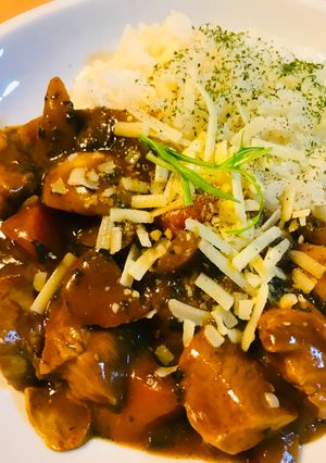 ルー1.5倍カレー●チキンチーズカレー-レシピのメイン写真