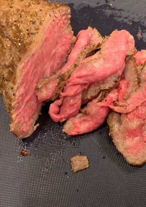 簡単至高のローストビーフ丼　えっ、レンジ-レシピのメイン写真