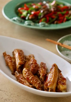 やみつき！鶏手羽の中華風甘辛炒め-レシピのメイン写真
