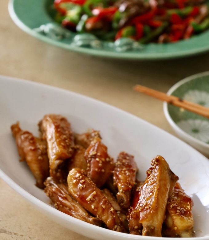 やみつき！鶏手羽の中華風甘辛炒め-レシピのメイン写真