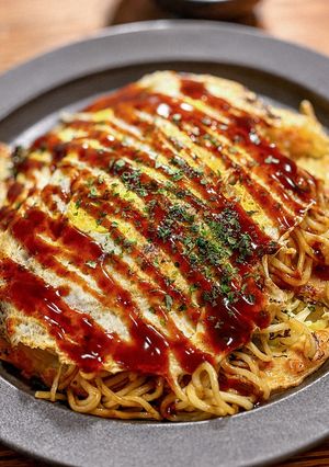 絶品！キャベツたっぷり広島風お好み焼き-レシピのメイン写真