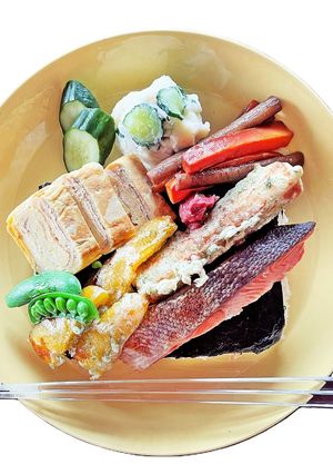 のり弁☆ワンプレート盛り～うちカフェ風-レシピのメイン写真