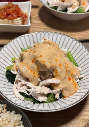 豆腐で坦々ゴマだれ-レシピのメイン写真