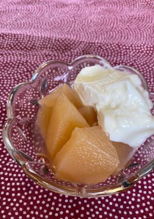 りんごのコンポート（やわらかめ）-レシピのメイン写真