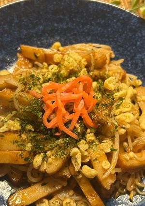 麺なしヘルシー♡さつま揚げの焼きそば風-レシピのメイン写真