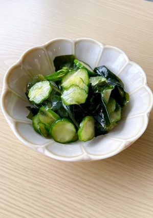 きゅうりとわかめのポン酢和え-レシピのメイン写真