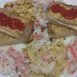 絹厚揚げの網焼き+カニ玉の豪華版タパス