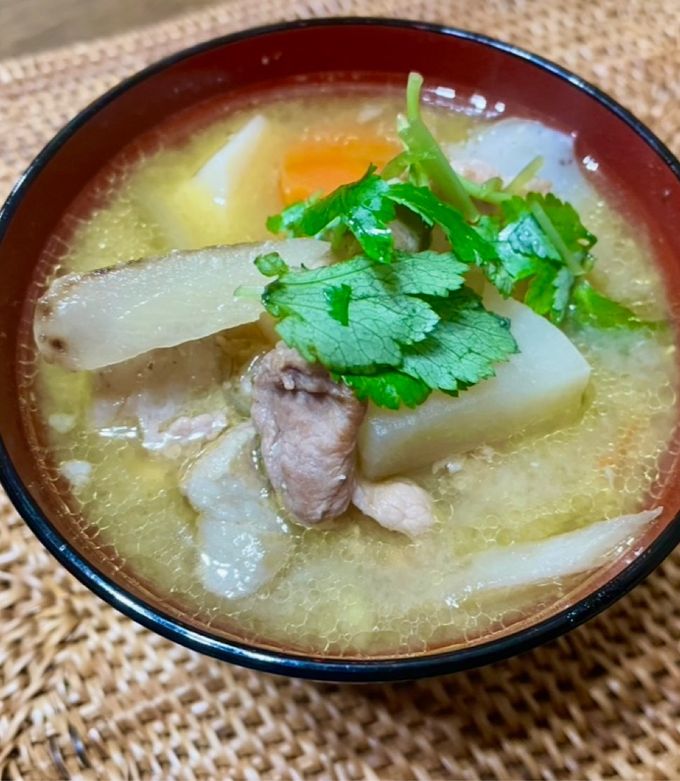 いつものかあさんのごま油香る豚汁-レシピのメイン写真