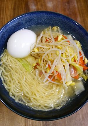 簡単！野菜たっぷり塩ラーメン-レシピのメイン写真