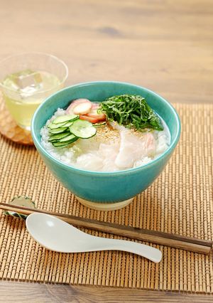 【ジッパー袋で簡単】氷だし冷やし鯛茶漬け-レシピのメイン写真