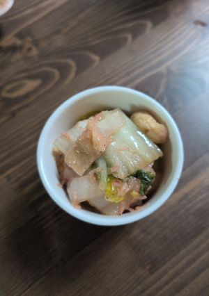 白菜と油揚げと小エビのさっと炒め-レシピのメイン写真