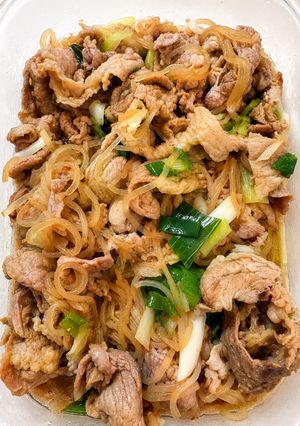 豚こま肉と白滝の旨だれ炒め-レシピのメイン写真
