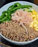 我が家の定番！甘〜い鶏そぼろの3色丼