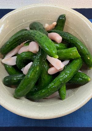 夏！姫胡瓜のサッパリ漬け物♪-レシピのメイン写真