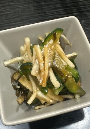 [大根の皮&きゅうり]パリパリ無限ごま塩昆布-レシピのメイン写真